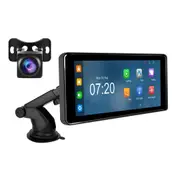 6.86 Inch 4K Dvr Smart Screen Player Compact & High Resolution + Reversing Camera Rear View Monitors/Cams & Kits