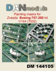 Dan Models 144105 - 1/144 Painting masks for ZveZda Boeing-757-200 kit