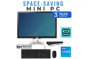 HP EliteDesk 800 G5 Mini Desktop Bundle i5-9500T 256GB 16GB RAM + 24" Display - 3 year Warranty | Refurbished