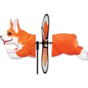 WELSH CORGI Petite Garden Wind Spinner by Premier Kites (New Design)