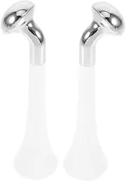 BAZEITFLOW 2pcs Eye Cream Applicator Replacement Head Facial Roller Stick for Enhanced Absorption of Eye Cream Suitable Type Electric Toothbrush Series