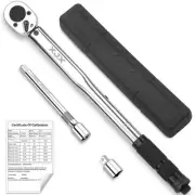 1/2-Inch Drive Click Torque Wrench Set, 10-160FT-LB/13.6-217.1Nm Torque Wrench