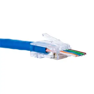 【美國T3】Cat6 穿透式水晶頭 UTP 50入(水晶頭 / 網路線頭)