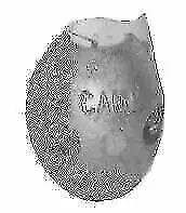 Camp Barrel Egg Collar Shaft Zinc Anode Corrosion Resistant 7/8 In X2