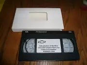 1999 Chevrolet Impala Police Car VHS Video Cassette Tape - Summer