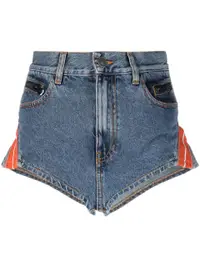 在飛比找Farfetch優惠-high-waist denim mini shorts