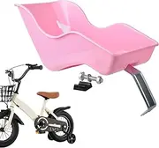 Doll Cycling Seat - Adjustable Doll Chair Bicycles, Bikes Mounted Toy Carrier | Easy Attach Rear Saddle Accessory, Kids Outdoor Riding Companion, Secure Holder for Action Figures, 12.2x6.1x6.89 in