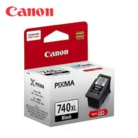 在飛比找PChome24h購物優惠-CANON PG-740XL 黑色大容量墨水匣(含噴頭)