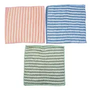 10 Pieces Microfibre Cleaning Cloth Dish Car Glass Kitchen Towel Washing Rag