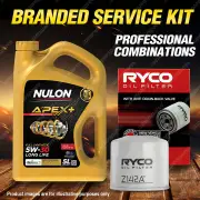 Ryco Oil Filter Nulon 5L APX5W30D1 Eng. Oil Kit for Mitsubishi Grandis BA MIVEC