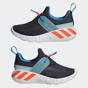 【adidas 愛迪達】RapidaZEN C 中童鞋 套入式 免綁鞋帶 輕量透氣 藍橘白(GY6649)