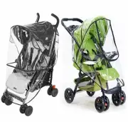 Rain Cover Weather Shield Protector Zipper for Burley Solstice Jogging Stroller