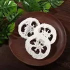 Natural Non Scratch Loofah Slices Scouring Pad Scrubber Scrub Sponge Soap Saver