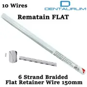 Dental Orthodontic Dentaurum Rematain Flat 6 Strand Braided Retainer Wire 150mm