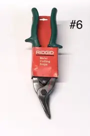 Vintage Rigid Tin Snips Right Cut Green 786 NOS