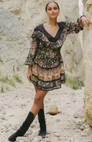 Spell Mystic Mini Dress - Nightfall Size M