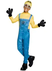 Minion Dave Boys Fancy Dress Costume
