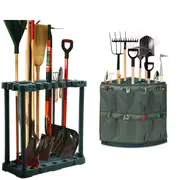 Traderight Garden Tools Rack Farm Shed Garage Storage Long Short Handles Organizer Holder