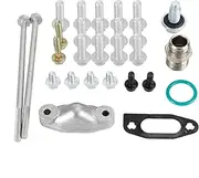 Areyourshop Car Trucks Wet Sump 5.50 Quart Capacity Maximum Stroke 4.250 in Aluminum Oil Pan Rear Sump Baffled with Gasket Pickup Hardware Sealant for L-S1 L-S2 L-S3 L-S6 L-SX Engine