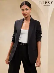 Lipsy Black Relaxed Blazer (AD7916) | $150