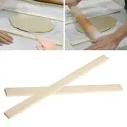 2 Pieces Measuring Dough Strips Craft Dough Rolling Strips Clay Roller 40cm