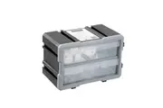 Boxsweden Garaz 2-Drawer Storage Home Organiser Container 29.5x19.5cm Grey