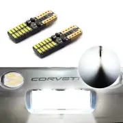 2x CAN-bus Xenon White LED Bulbs License Plate Lights for 2005-2013 Corvette C6