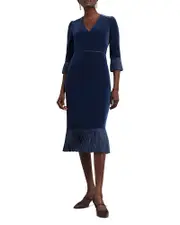 Hobbs London Mary Velvet Dress