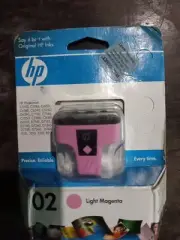 Genuine HP 02 Light Magenta Ink Cartridge Sealed