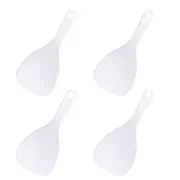 4 Pcs Serving Spoons for Rice Spatula Nonstick Non-stick