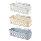 Drill Free Bath Shower Caddy Shampoo Lotion Holder Wall Storage Rack Shelf