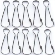 100 Pack Metal Gutter Hooks / Clips for Christmas Fairy & Icicle Lights