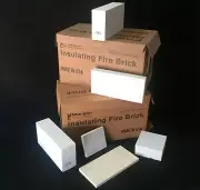K26 Insulating Firebrick 4.5 x 4.5 x .75 Fire Brick Thermal Ceramics 2600F Qty 1