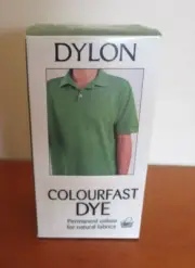 DYLON COLOURFAST DYE GREEN 59 BOXED NEW 100G PERMANENT COLOUR NATURAL FABRIC