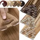 AAAA+ CLEARANCE 100% Remy Human Hair Extensions Clip In Weft Full Head Highlight