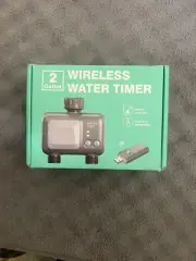 2 Zone Wireless Water Timer Garden Hose Faucet 2 Outlet
