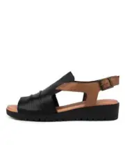 New Django & Juliette Madis Black Dk Tan Womens Shoes Casual