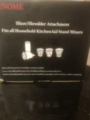 Kenome Slicer Shredder Attachment Designed for KitchenAid and Stand Mixers