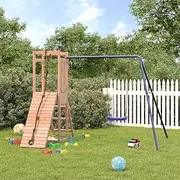 Outdoor Playset Solid Wood Douglas,Swing Sets & Playsets 36.96KG-3155919