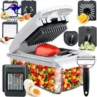 Vegetable Chopper（Upgraded), 9-In-1 Onion Chopper,Mandolin Slicer with Peeler, S