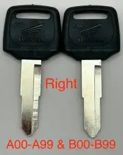 2 ATV Key Blanks Honda Big Red Fourtrax 300 Gyro Pioneer 500 700 1000 RC51 TRX