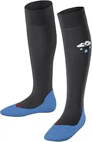 [FALKE] Unisex Kids Active Rainboot Knee-High Socks Sustainable Lyocell Wool Blue Grey More Colours Long Thick Warm Breathable Patterned With Cushioned Plush Sole 1 Pair