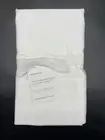 POTTERY BARN 1000 THREAD COUNT SET OF 2 STANDARD PILLOWCASES NEW WITH TAG WHITE