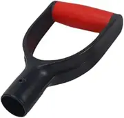 Ronyme Spade D Grip Handle, Accessories, for Digging Raking Tool Comfortable Practical Premium Replacement, Red Black