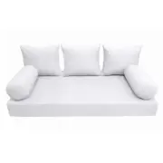 *COVER ONLY*-Style 3 Daybed Mattress Bolster Pillow Covers Knife Edge Crib-AD105