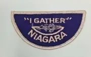 PATCH GSA Girl Scouts I Gather Niagara Purple Pink