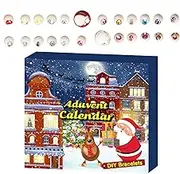 Christmas Bracelet Advent Calendars - Jewelry Advent Calendars | Christmas Charm Bracelet, 24 Days Christmas Countdown Calendar for Girls Boys