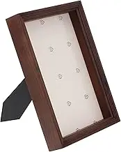 Cabilock Box Rustic Shadow Box Display Case for Keepsakes Dried Flowers and Medals Photo Frame for Home Decoration and Art Crafts