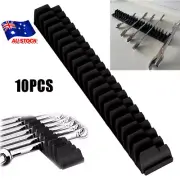 10PCS Magnetic Wrench Pro - Modular Wrench Storage for 23 Wrenches Black