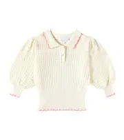 [C'era Una Volta] C'era Una Volta Audrey cotton sweater Y 12 beige